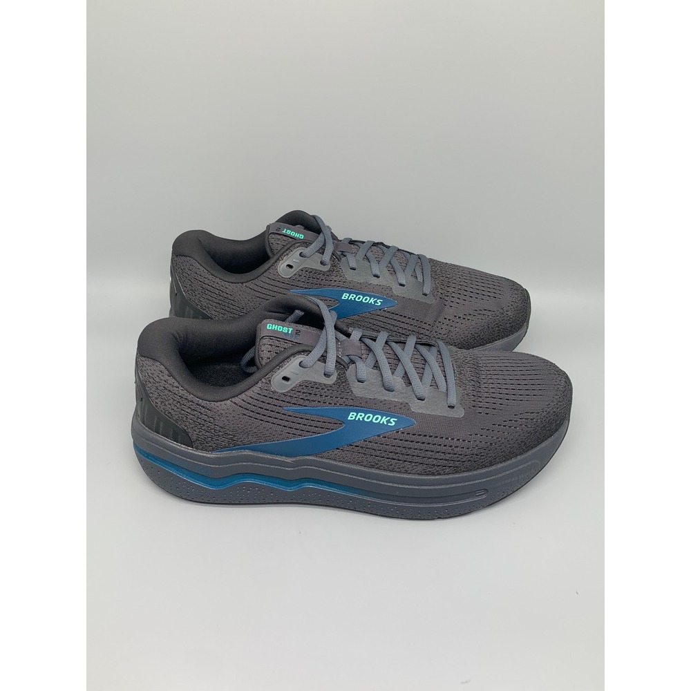 Brooks Ghost Max 2 Gray Blue Running Shoes 1104311D081 Men's Sz 11.5